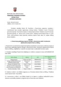Odluka načelnice o dodjeli sredstava
