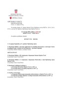 00 Dnevni red - 23. travnja 2018. godine (PONEDJELJAK) u 18,00 sati, Dom kulture Čavle (vijećnica)