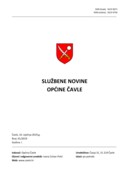 Službene novine Općine Čavle broj 1 / 2019 (10.01.2019.)