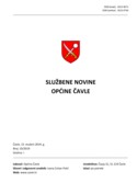 Službene novine Općine Čavle broj 10 / 2019 (15.11.2019.)