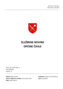 Službene novine Općine Čavle broj 8 / 2021 (26.07.2021.)