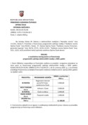 Odluka o rezultatima Javnog poziva za financiranje programskih sadržaja elektroničkih medija u 2026.g. 