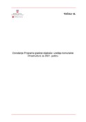 36 10 Program gradnje objekata i uređaja komunalne infrastrukture