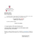 0 Dnevni red