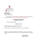 00 Dnevni red - 17. studeni 2018. godine u 09,00 sati, Općina Čavle – parkiralište