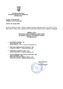 Zbirna lista pravovaljanih kandidacijskih lista za izbor članova Općinskog vijeća Općine Čavle