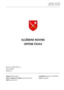 Službene novine Općine Čavle broj 5 / 2021 (14.05.2021.)
