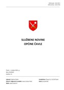 Službene novine Općine Čavle broj 3 / 2022 (01.03.2022.)
