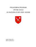 Provedbeni program Općine Čavle 2021-2025.